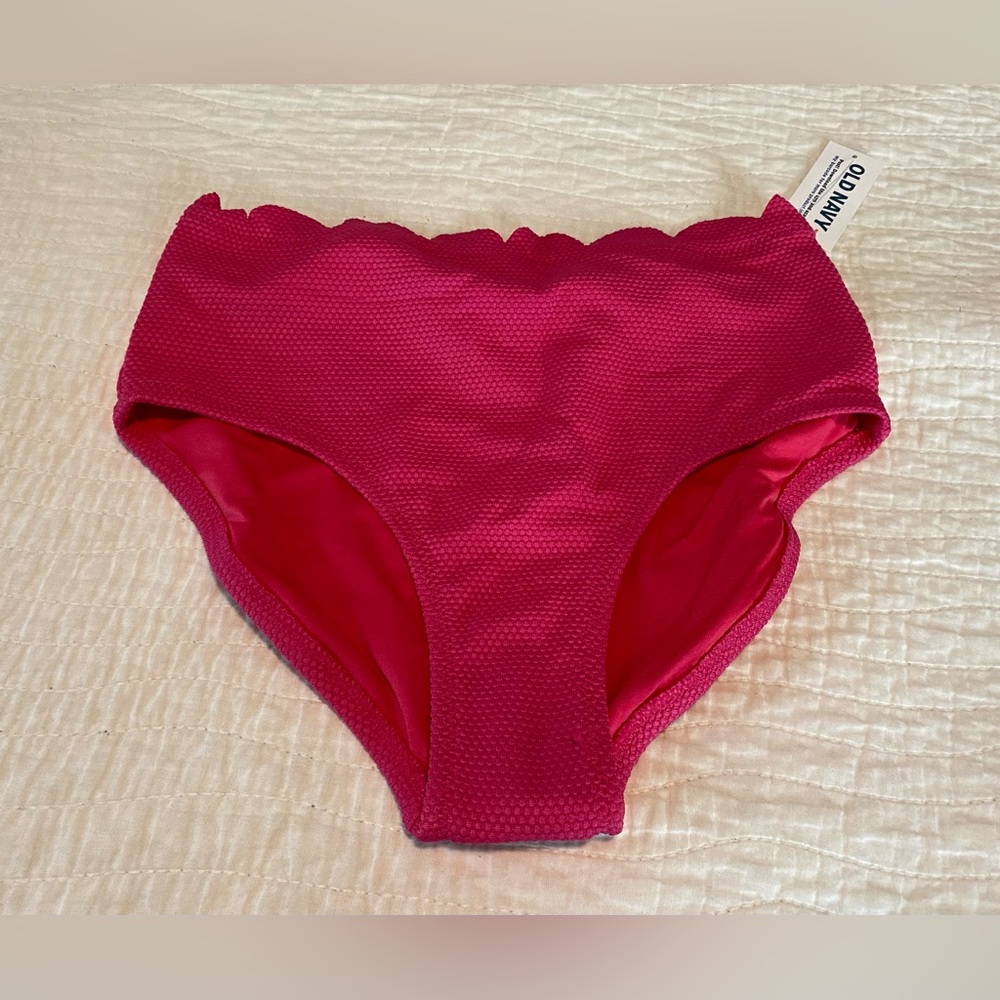 🆕 NWT Old Navy One-Shoulder Swim Set for Girls Size 8 - Picture 7 of 9